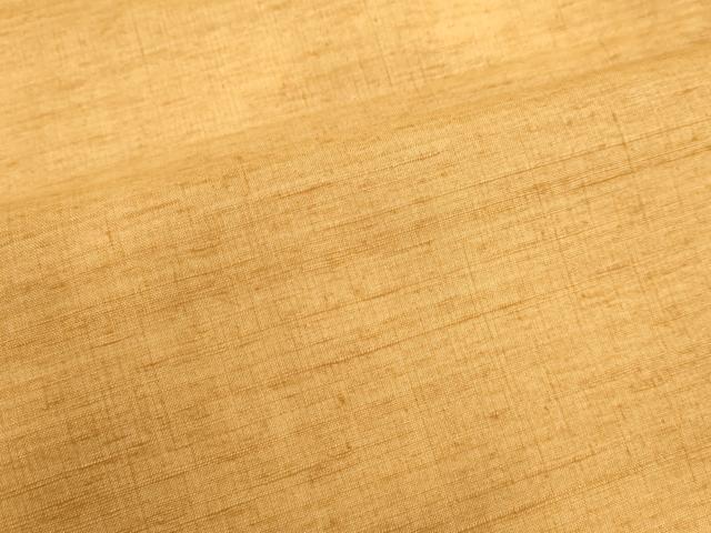 平和屋着物●上質な紬 杏色 正絹 逸品 DAAU0793tw