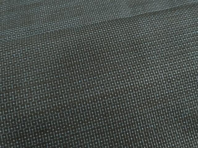 平和屋着物●男性 本場大島紬 アンサンブル 80亀甲 総詰め 正絹 逸品 DAAU0810tw