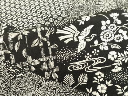 平和屋着物●伝統工芸師 服部光擴 訪問着 寄せ小紋柄 正絹 逸品 DAAU0817tw
