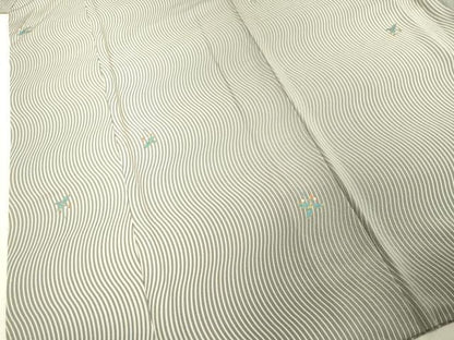 平和屋着物●上質な小紋 南天文 金彩 正絹 逸品 DAAU0820tw