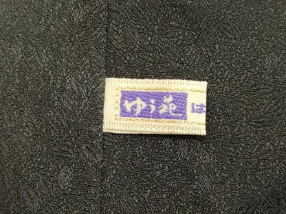 平和屋着物●訪問着　駒刺繍　葡萄蔦の葉文　暈し染め　金彩　ゆう苑扱い　正絹　逸品　DAAU0867tw