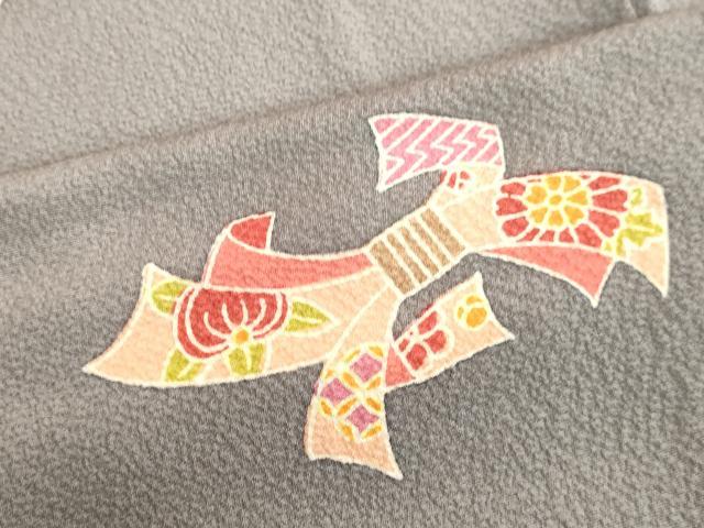 平和屋着物●上質な小紋　宝尽くし舞花文　正絹　逸品　DAAU0872tw