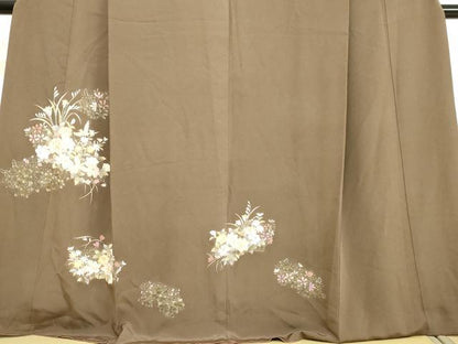 平和屋着物●訪問着 花鳥文 金彩 正絹 逸品 DAAU0889tw