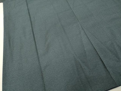 平和屋着物●男性　紬　アンサンブル　120亀甲　正絹　逸品　DAAU0892tw