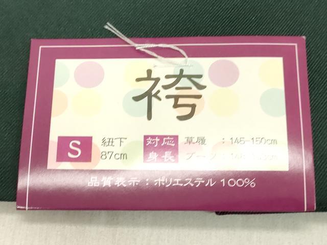 平和屋着物●女性　行灯袴　総刺繍　草花文　虫襖色　金銀糸　卒業式　洗える着物　未使用　DAAU0919tw