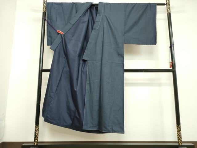 平和屋着物●男性 紬 アンサンブル 80亀甲 正絹 逸品 未使用 DAAU0929tw