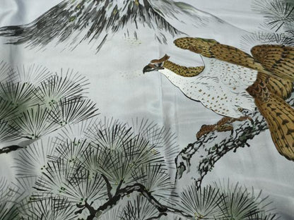 平和屋着物●男性 紬 アンサンブル 80亀甲 正絹 逸品 未使用 DAAU0929tw
