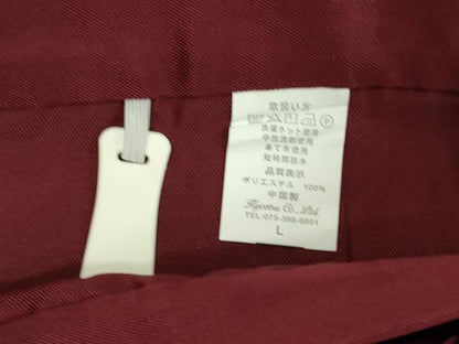 平和屋着物●女性 行灯袴 総刺繍 草花文 バーガンディー色 金銀糸 卒業式 洗える着物 未使用 DAAU0970tw