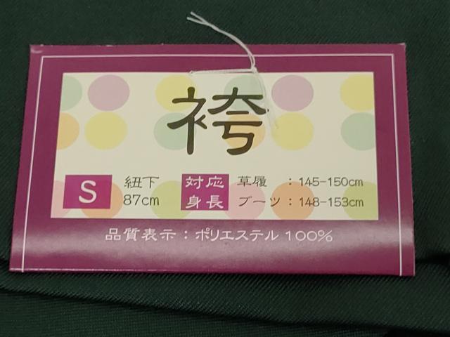 平和屋着物●女性 行灯袴 総刺繍 草花文 虫襖色 金銀糸 卒業式 洗える着物 未使用 DAAU0954tw
