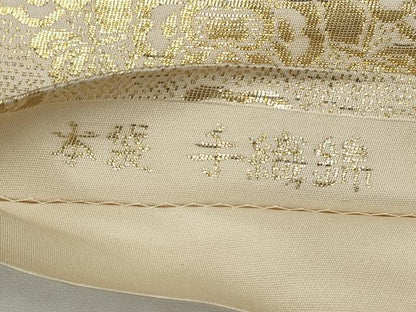 平和屋着物◎六通柄　本袋帯　手織錦　正倉院花文　金糸　正絹　逸品　DAAU1611xg