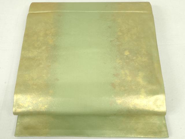 平和屋着物◎六通柄袋帯 霞文 引箔 正絹 逸品 DAAU1820xg