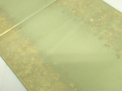 平和屋着物◎六通柄袋帯 霞文 引箔 正絹 逸品 DAAU1820xg