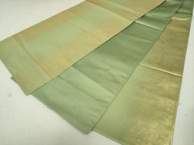 平和屋着物◎六通柄袋帯 霞文 引箔 正絹 逸品 DAAU1820xg