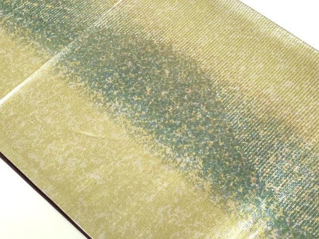 平和屋着物◎六通柄袋帯 霞文 引箔 正絹 逸品 DAAU1845xg
