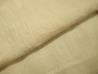 平和屋着物＊夏物 小千谷ちぢみ 蜂蜜色 麻 逸品 DAAU2311ud