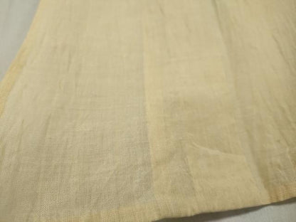 平和屋着物＊夏物 小千谷ちぢみ 蜂蜜色 麻 逸品 DAAU2311ud