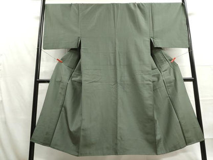 平和屋着物▽男性 紬 単衣 市松文様 正絹 逸品 DAAU2631ud