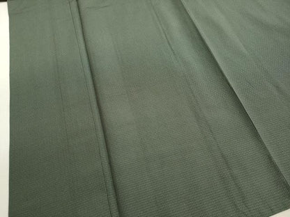 平和屋着物▽男性 紬 単衣 市松文様 正絹 逸品 DAAU2631ud