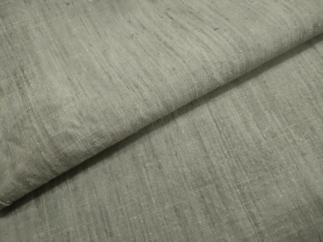 平和屋着物▽上質な紬 単衣 霞文 正絹 逸品 DAAU2656ud