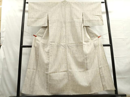 平和屋着物▽本塩沢 単衣 抽象文様 正絹 逸品 DAAU2687ud