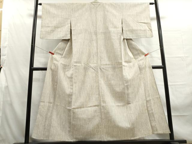 平和屋着物▽本塩沢 単衣 抽象文様 正絹 逸品 DAAU2687ud