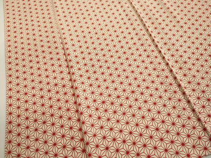平和屋着物▽上質な小紋 単衣 麻の葉文様 正絹 逸品 DAAU2713ud