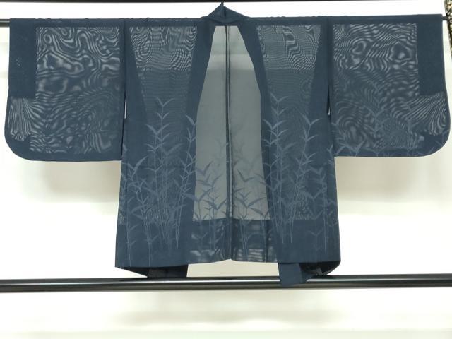 平和屋着物▽夏物 道中着 スリーシーズン 春夏秋 塵除け 紗 草葉文 正絹 逸品 DAAU2733ud