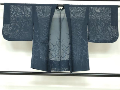 平和屋着物▽夏物 道中着 スリーシーズン 春夏秋 塵除け 紗 草葉文 正絹 逸品 DAAU2733ud