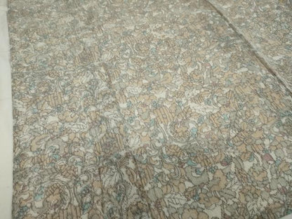 平和屋着物＊夏物　小紋　草花文　洗える着物　DAAU2823ud