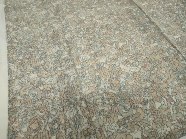 平和屋着物＊夏物　小紋　草花文　洗える着物　DAAU2823ud