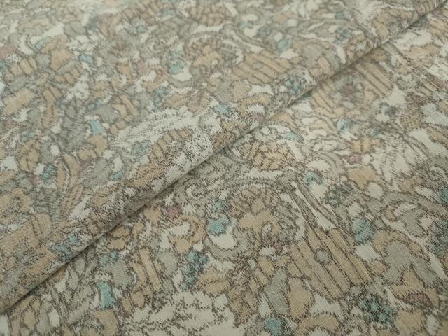 平和屋着物＊夏物　小紋　草花文　洗える着物　DAAU2823ud