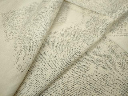 平和屋着物▽上質な紬 単衣 抽象文様 正絹 逸品 DAAU2984ud