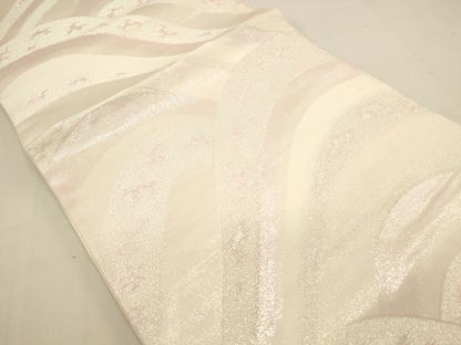 平和屋着物◎六通柄袋帯 風景文 正絹 逸品 DAAU3041op