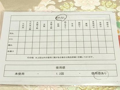 平和屋着物◎六通柄袋帯 唐織 宝相華 金銀糸 正絹 逸品 DAAU3075op