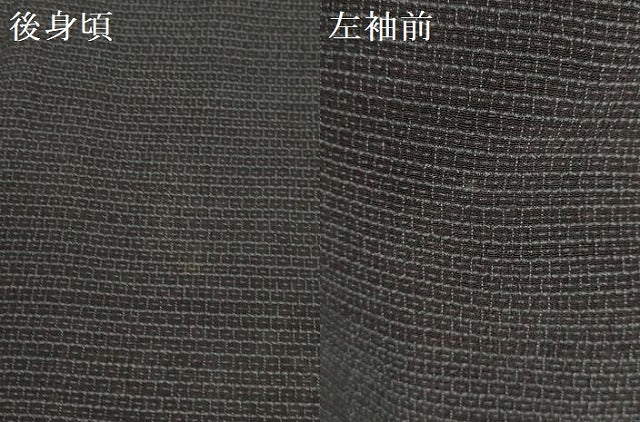 平和屋着物▽男性 単衣 本塩沢 80亀甲 総詰め 正絹 逸品 DAAU3221op