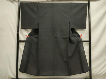 平和屋着物▽男性 単衣 本塩沢 80亀甲 総詰め 正絹 逸品 DAAU3221op