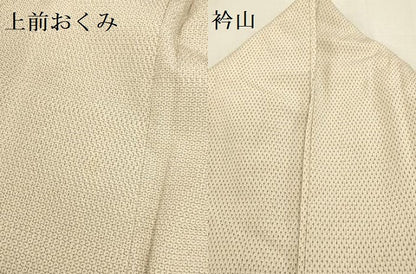平和屋着物▽本塩沢 単衣 110亀甲 十字絣 正絹 逸品 DAAU3258op
