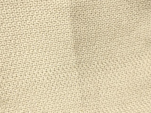 平和屋着物▽本塩沢 単衣 110亀甲 十字絣 正絹 逸品 DAAU3258op