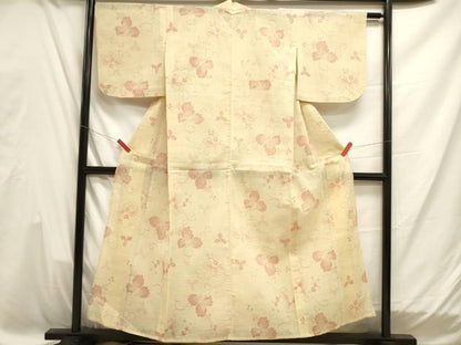 平和屋着物＊夏物 小紋 蔦の葉花文 DAAU3486op