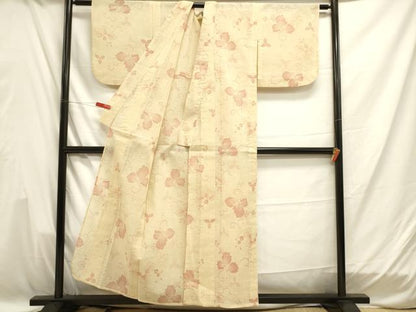 平和屋着物＊夏物 小紋 蔦の葉花文 DAAU3486op