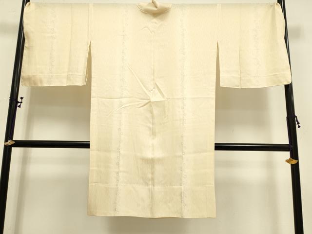 平和屋着物▽道中着 スリーシーズン 春夏秋 塵除け 花間道 銀彩 正絹 逸品 未使用 DAAU3588du