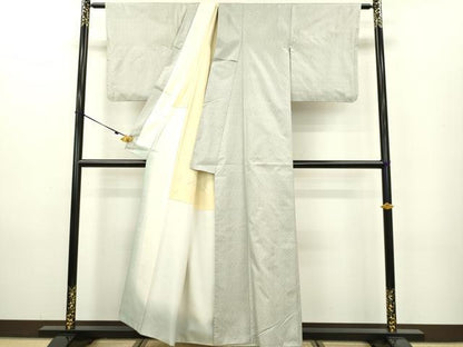 平和屋着物●本場大島紬　霞文　正絹　逸品　DAAU3944du