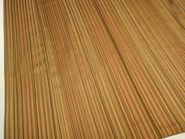 平和屋着物●上質な小紋 縞 正絹 逸品 DAAU3947du