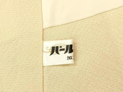 平和屋着物●訪問着　総刺繍　草花文　暈し染め　金糸　正絹　逸品　DAAU3957du