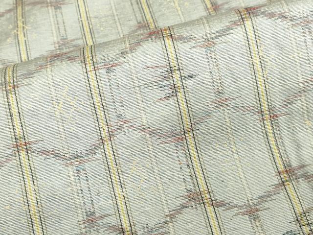 平和屋着物▽上質な紬 単衣 亀甲文 正絹 逸品 DAAU3977du