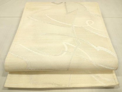 平和屋着物＊夏物　六通柄　京袋帯　抽象文様　銀糸　DAAU4455cm