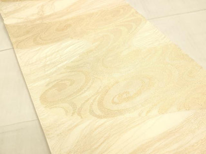 平和屋着物＊夏物　六通柄　本袋帯　　流水文　金糸　正絹　逸品　DAAU4479cm