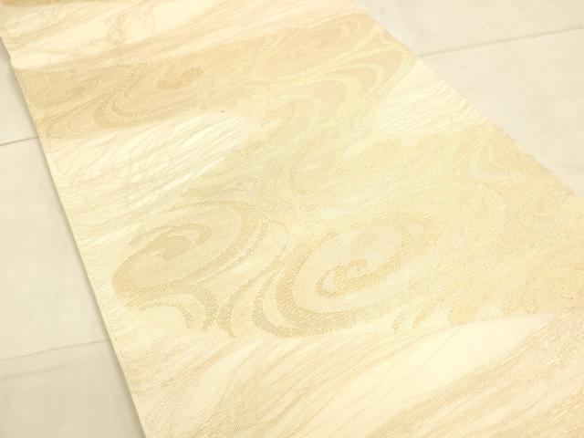 平和屋着物＊夏物　六通柄　本袋帯　　流水文　金糸　正絹　逸品　DAAU4479cm