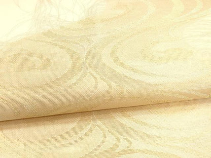 平和屋着物＊夏物　六通柄　本袋帯　　流水文　金糸　正絹　逸品　DAAU4479cm