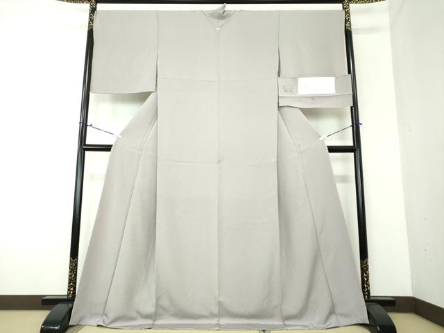 平和屋着物●上質な色無地　加茂川畔ちどり染　京あかね　茜草木下染　霞色　ロング丈　証紙付き　正絹　逸品　未使用　DAAU5024ps